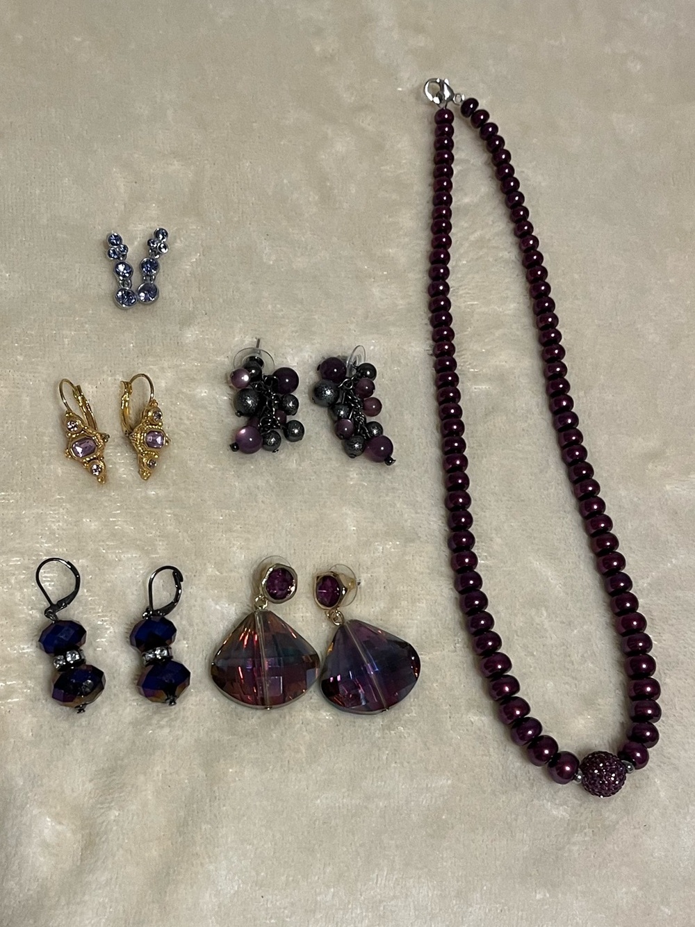 Purple Lot of Jewelry